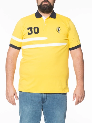 41555 POLO PIQUET STAMPATA