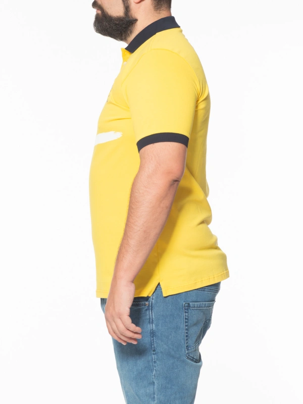 41555 POLO PIQUET STAMPATA