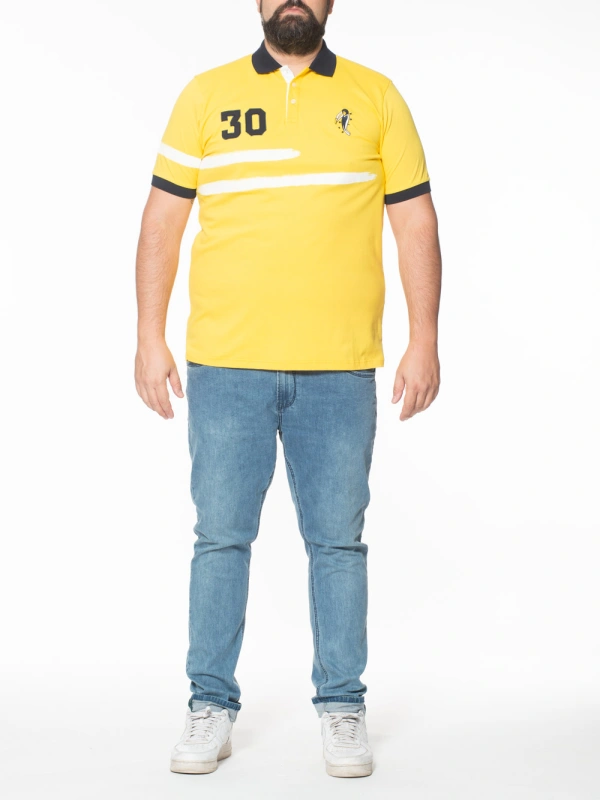 41555 PRINTED PIQUET POLO