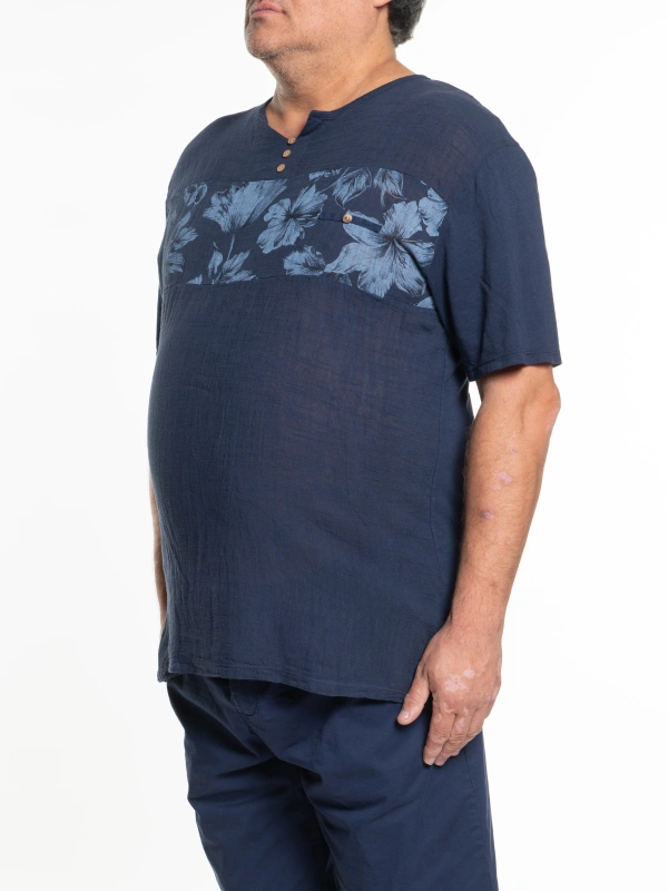 T SHIRT SERAFINO STAMPA FLOREALE E2461