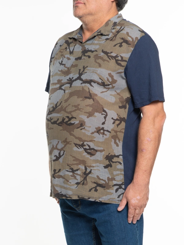 E2462 CAMOUFLAGE STRETCH POLO