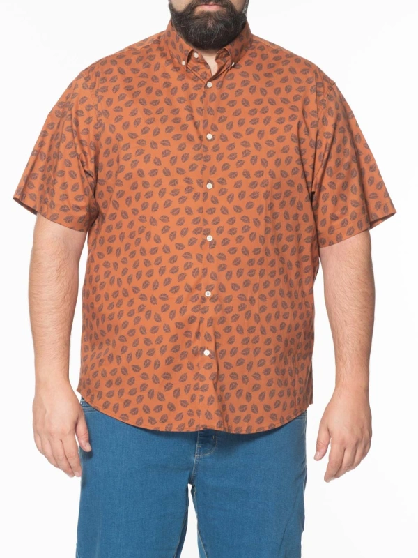 E2685 CAMICIA  STRETCH FANTASIA MEZZA  MANICA