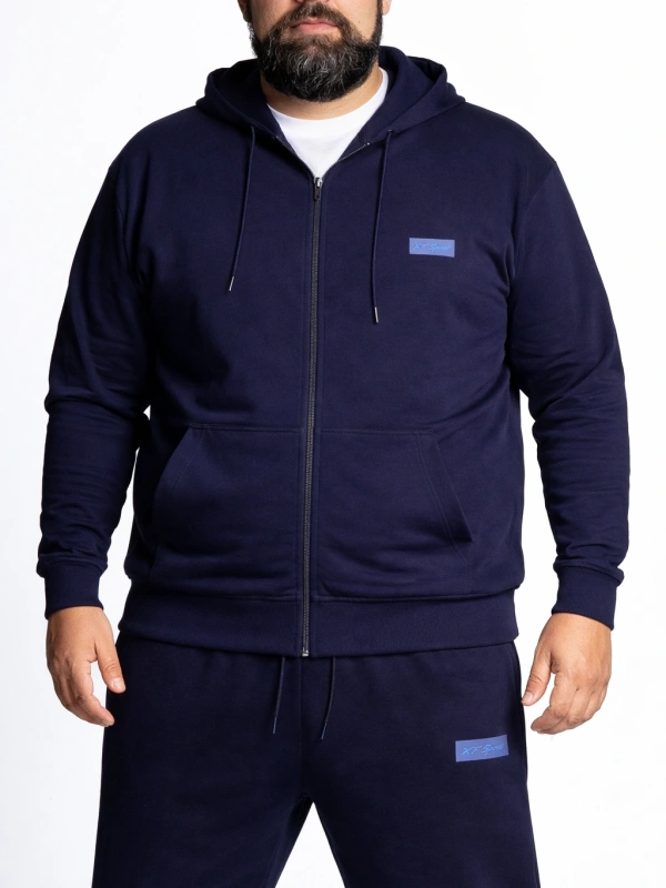 43901 FELPA CAPPUCCIO FULL ZIP XF SPORT