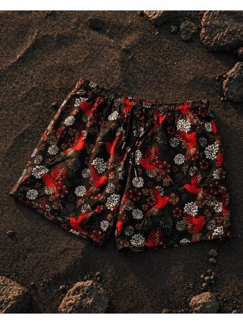 HUMMINGBIRD PRINT BOXER BEACH SANDAL