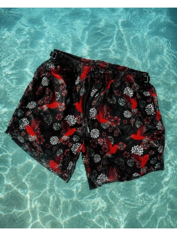 HUMMINGBIRD PRINT BOXER BEACH SANDAL