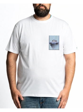 MAXFORT POCKET T-SHIRT WITH PHOTOGRAPHIC PRINT