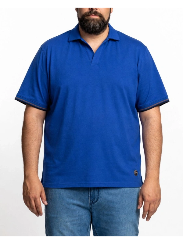 POLO STRETCH COLLO DERBY TAGLIE FORTI PRESTIGIO MAXFORT