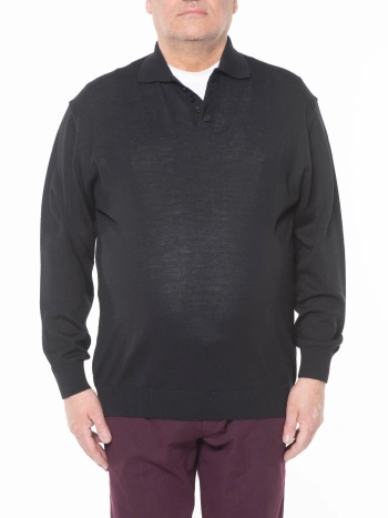 3334 WOOL MIXED POLO