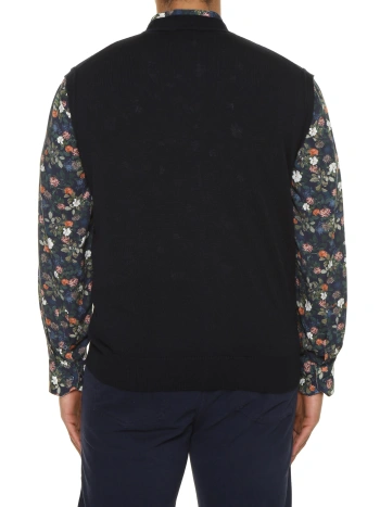 3335 CARDIGAN GILET MISTO LANA CON BOTTONI