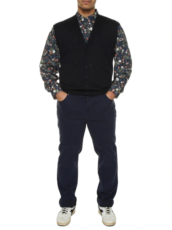 3335 CARDIGAN GILET MISTO LANA CON BOTTONI