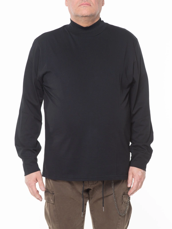 40452 SOLID COLOR TURTLENECK T-SHIRT