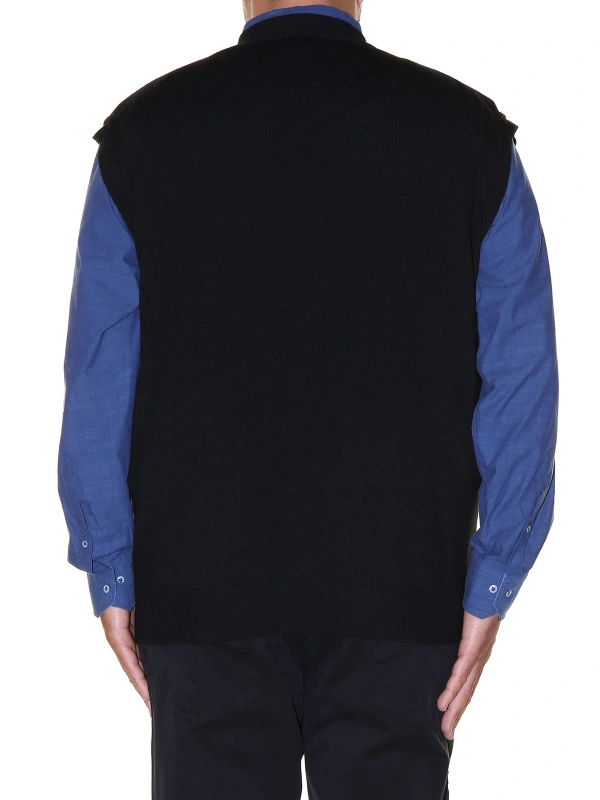 5421 GILET LANA CON BOTTONI