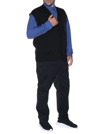 5421 GILET LANA CON BOTTONI