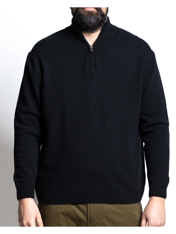 6501  GIACCA LANA MEZZA ZIP