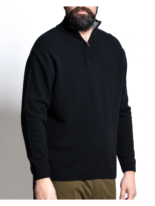 6501  GIACCA LANA MEZZA ZIP