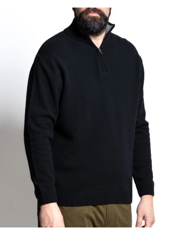6501  GIACCA LANA MEZZA ZIP
