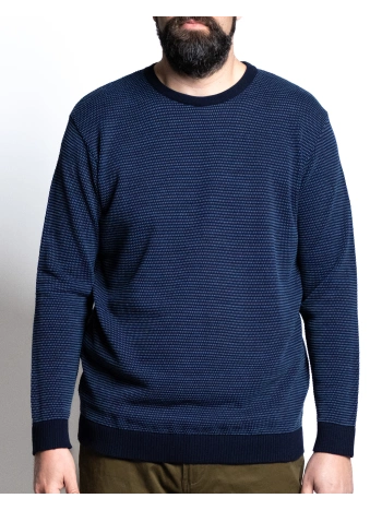 6508 RICE GRAIN CREW NECK SWEATER