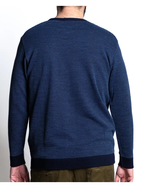 6508 RICE GRAIN CREW NECK SWEATER