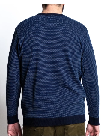 6508 RICE GRAIN CREW NECK SWEATER