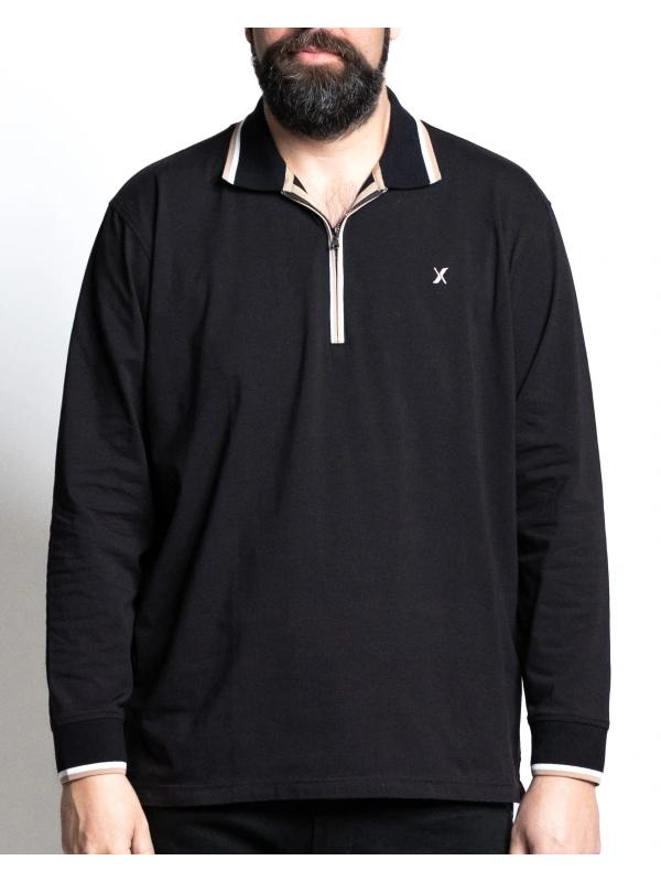 44050 POLO ZIP STRETCH