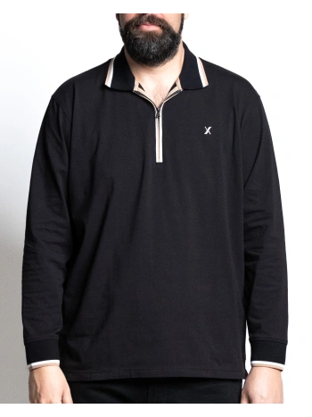 44050 POLO ZIP STRETCH