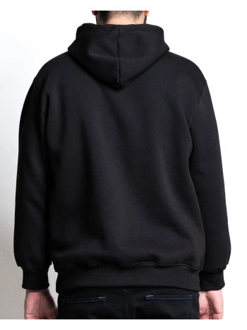 PLUS SIZE HOODIE WITH RESPECT PRINT