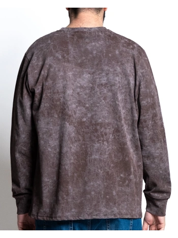 44453 T SHIRT MARMORIZZATA MANICA LUNGA