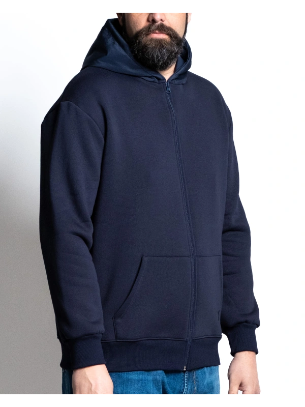 44500 GIACCA ZIP FULL ZIP CAPPUCCIO NYLON 2