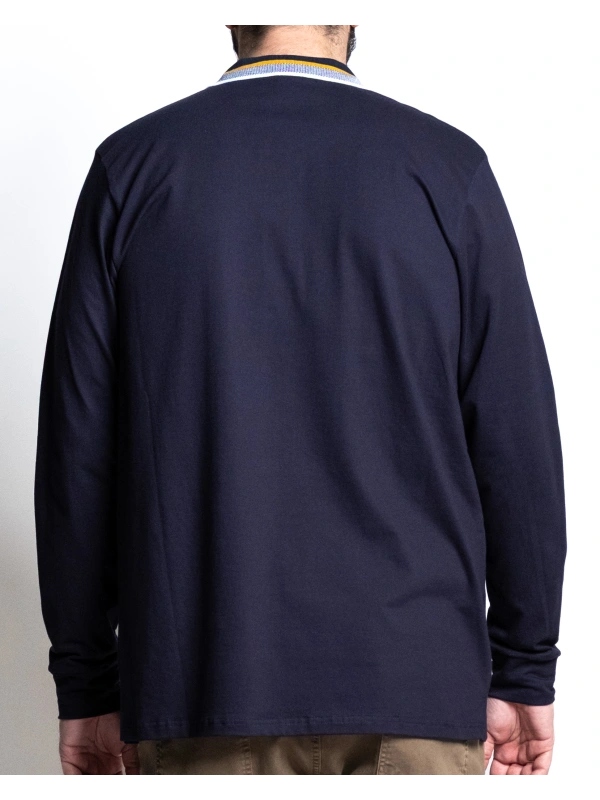 44550 POLO PIQUET STRETCH COLLO JACQUARD