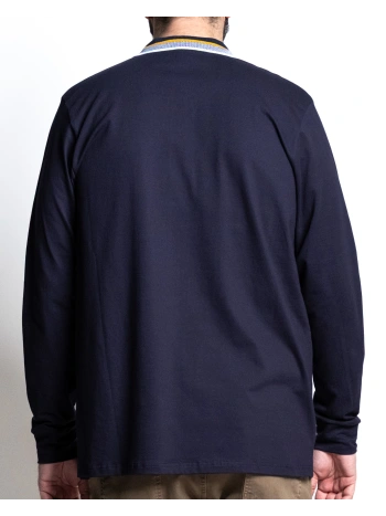 44550 POLO PIQUET STRETCH COLLO JACQUARD