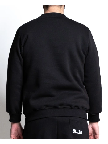 B38651 FELPA GIROCOLLO BL38
