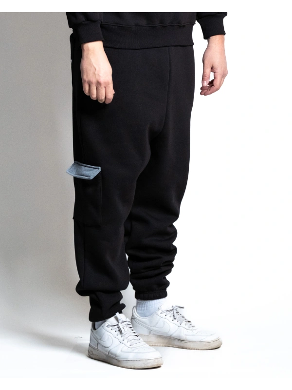 MAXFORT PLUS SIZE CARGO SWEATPANTS BLOCK 38