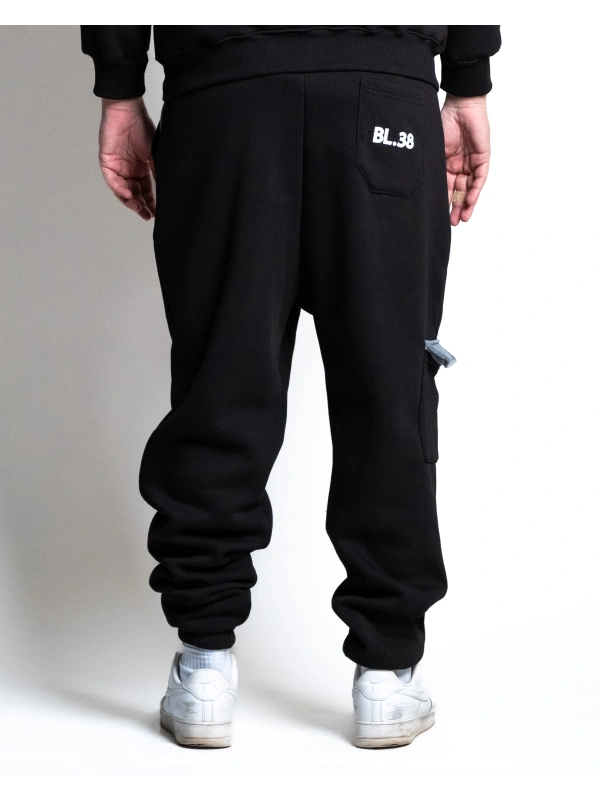 MAXFORT PLUS SIZE CARGO SWEATPANTS BLOCK 38