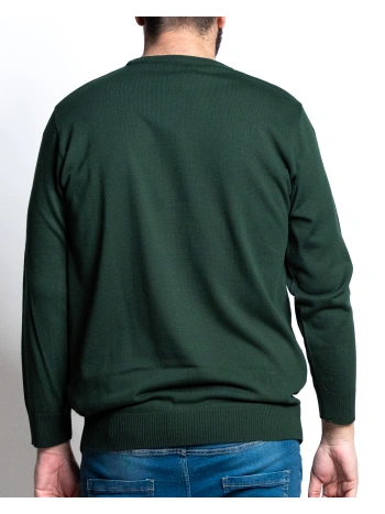 E2912 MAGLIA GIROCOLLO TINTA UNITA NERO