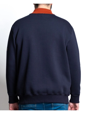 E2920 PLUS SIZE FULL ZIP SWEATSHIRT WITH MOUNTAIN ADVENTURE PRINT