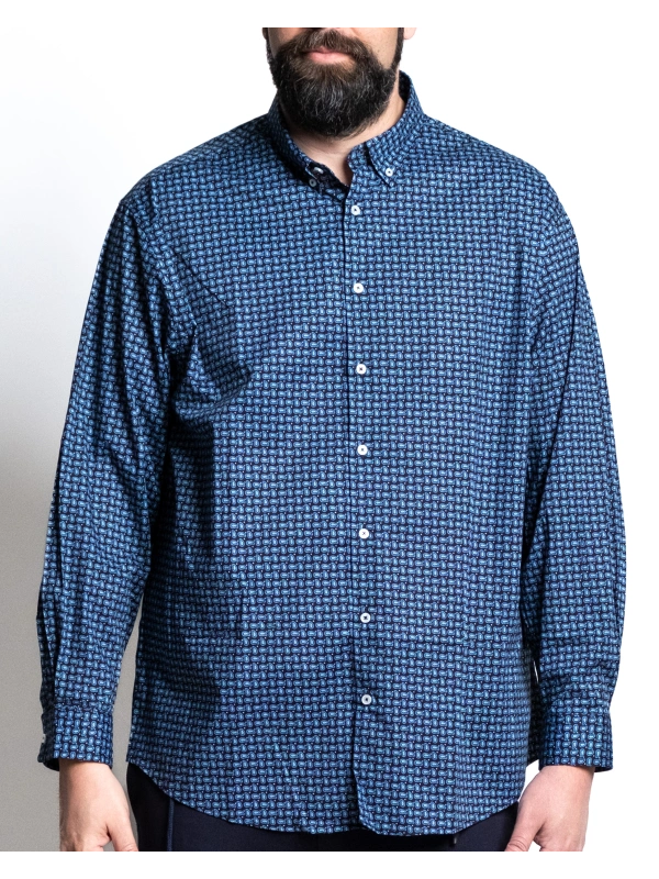 GRENOBLE CAMICIA STRETCH FANTASIA