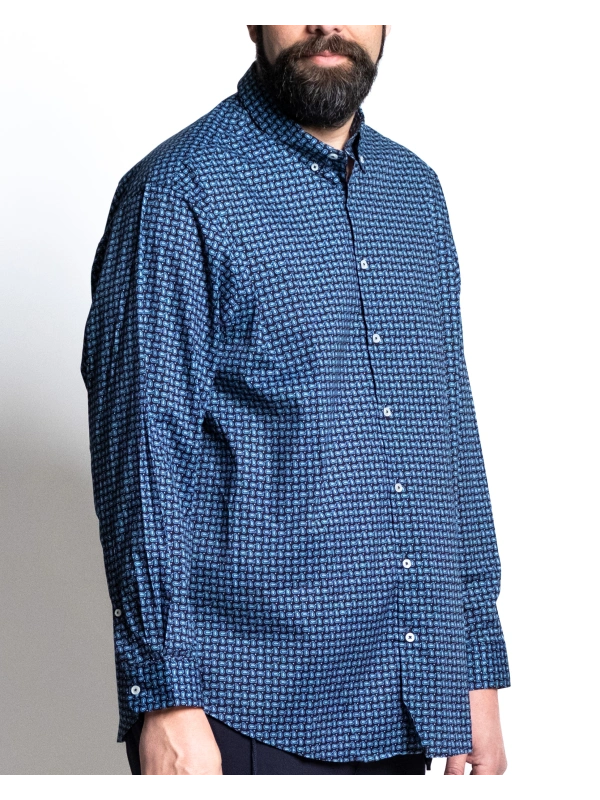 GRENOBLE CAMICIA STRETCH FANTASIA 2