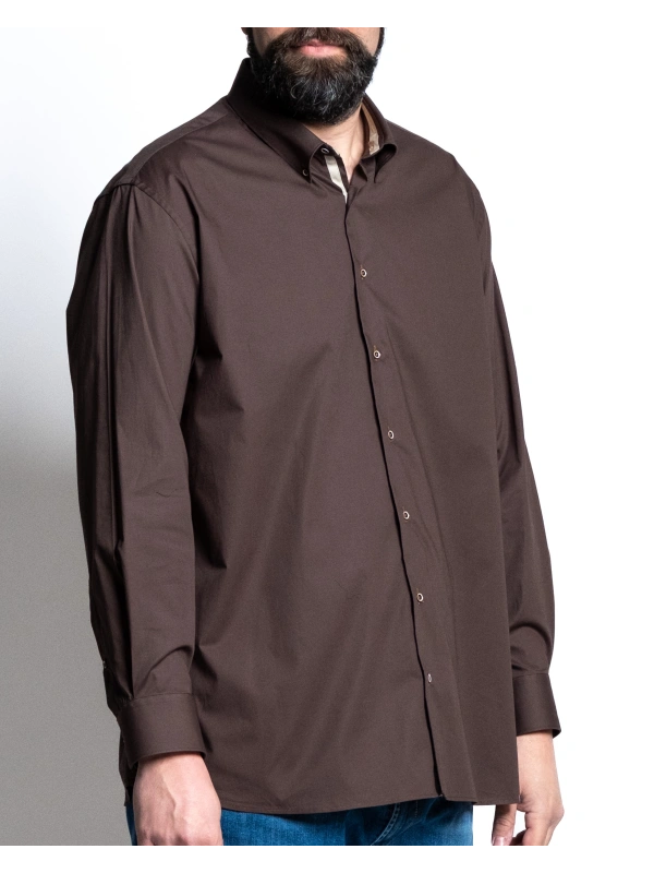 NIZZA CAMICIA STRETCH TINTA UNITA 2