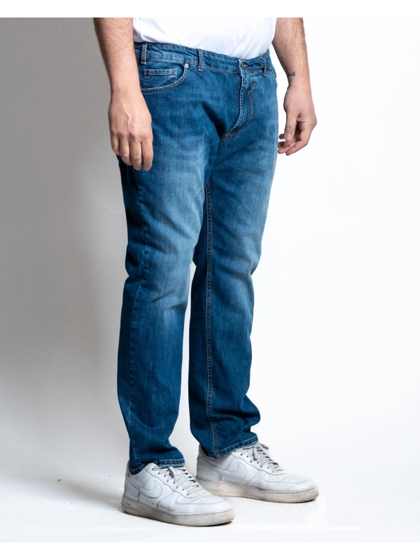 OSLO 52-70 JEANS STONE WASH ABRASIONI