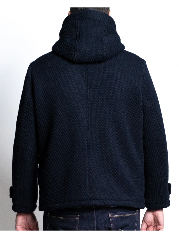 p27003 PLUS SIZE WOOL BLEND PARKA WITH HOOD