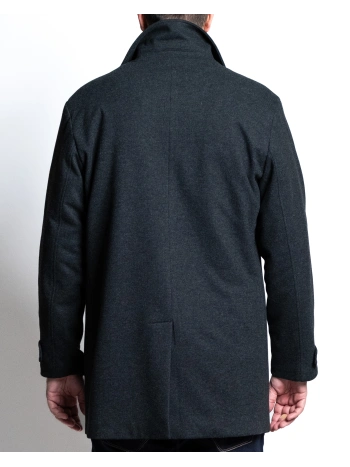 P27007 PLUS SIZE STRETCH COAT WITH BIB