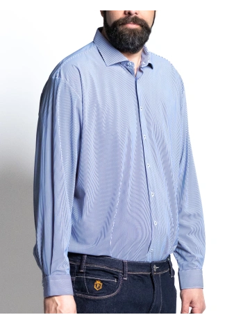 P27020 NON-IRON LONG-SLEEVED PATTERNED SHIRT