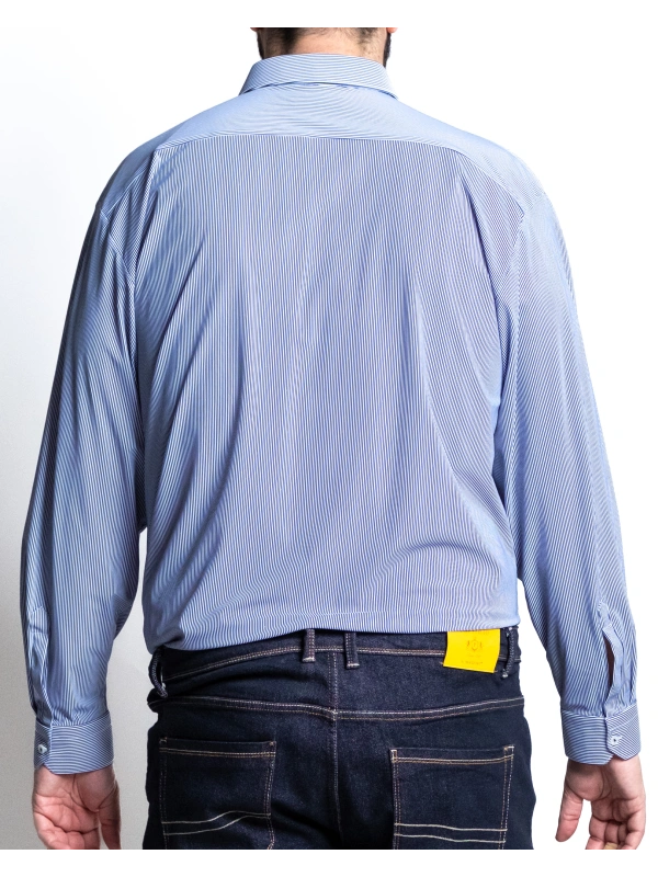 P27020 NON-IRON LONG-SLEEVED PATTERNED SHIRT