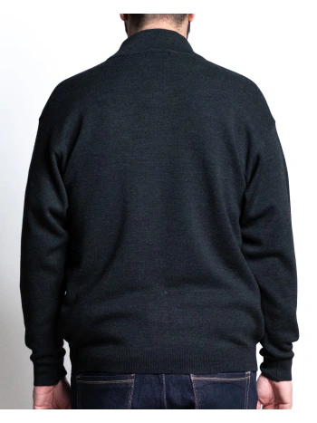 P27080 GIACCA FULL ZIP MISTO LANA