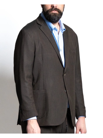ROSATO GRISAILLE EFFECT STRETCH JACKET