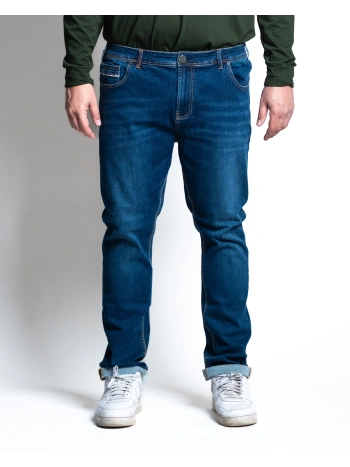 P27061 72-80 STRETCH JEANS WITH SELVEDGE INSERT