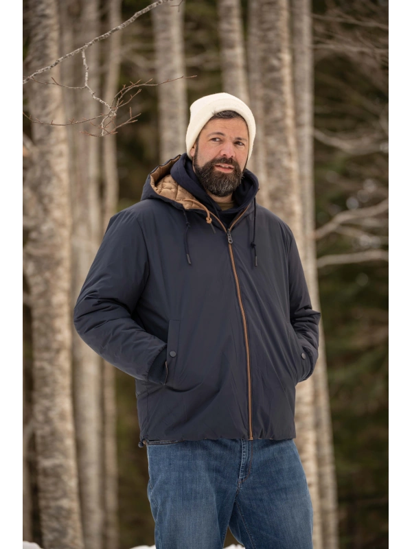 NORTH  2xl-10xl PIUMINO DOUBLE FACE