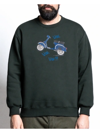 E2925 FELPA GIROCOLLO VESPA