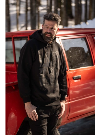 PLUS SIZE HOODIE WITH RESPECT PRINT