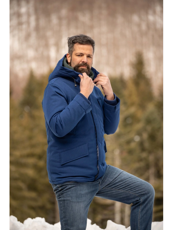 Giubbotto multitasca , antifreddo, parka oversize, parka grandi taglie